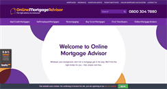 Desktop Screenshot of onlinemortgageadvisor.co.uk